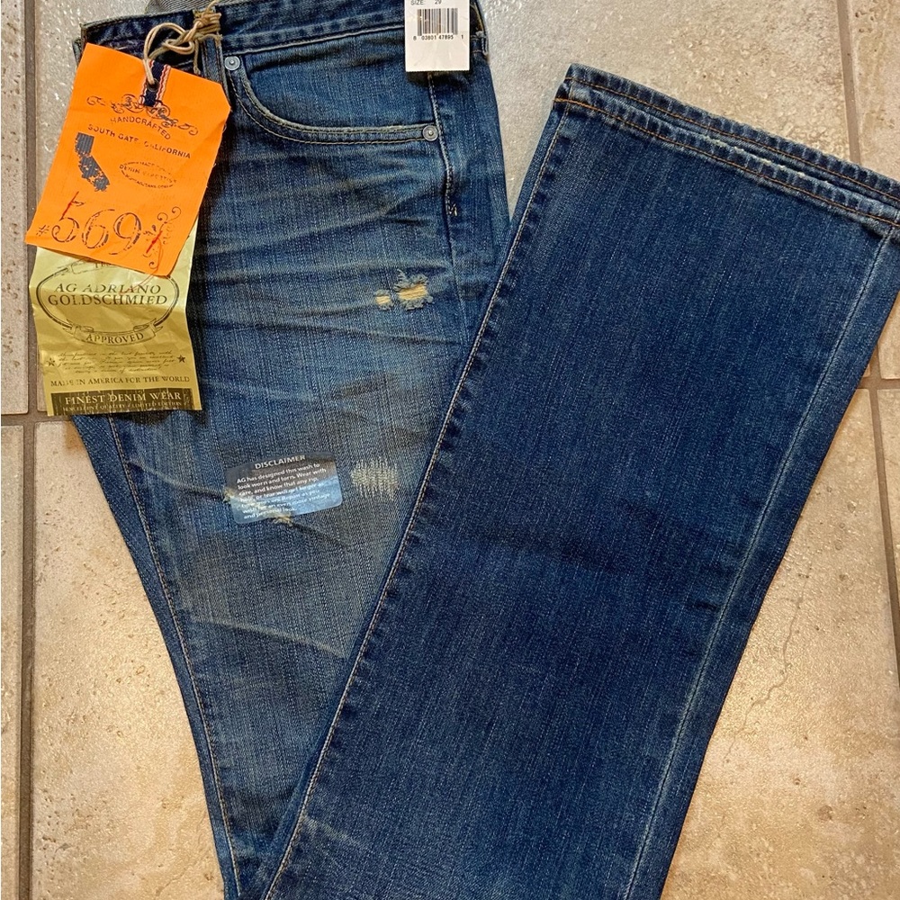 NWT AG Adriano Goldschmied Angel Bootcut Jeans Size 29